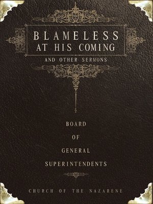 cover image of Blameless at His Coming and Other Sermons